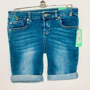 Copper Key Cuffed Denim Shorts, Girl's Sized 12, NWT